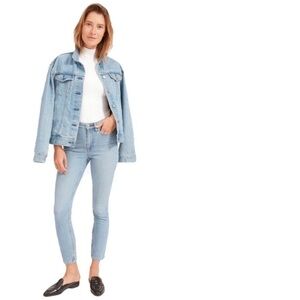 Everlane High Rise Skinny Jeans Light Wash Sz 26